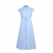Голубое платье в клетку Pietro Brunelli | Фото 1