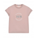 Розовая футболка с принтом &quot;be your change 1978&quot; Brunello Cucinelli | Фото 1