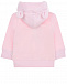 Розовая спортивная куртка с принтом &quot;Кошка&quot; Sanetta Kidswear | Фото 2