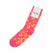 Носки цвета фуксии с принтом &quot;пицца&quot; Happy Socks | Фото 1