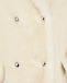 Белая шуба из эко-меха Ermanno Scervino | Фото 6