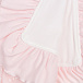 Розовый плед с вышивкой Aletta | Фото 4