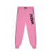 Розовые спортивные брюки с черным лого MARNI | Фото 1