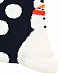 Темно-синие носки с новогодним принтом Happy Socks | Фото 2