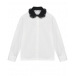 Белая блуза с черным воротником Monnalisa | Фото 1