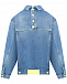 Голубая джинсовая куртка MSGM | Фото 4