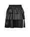 Кожаная юбка с оборками Karl Lagerfeld kids | Фото 2