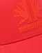 Красная бейсболка с лого в тон Dsquared2 | Фото 3