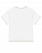 Белая футболка с принтом &quot;мальчик на самокате&quot; Fendi | Фото 2
