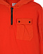 Красная толстовка-худи с накладным карманом CP Company | Фото 3
