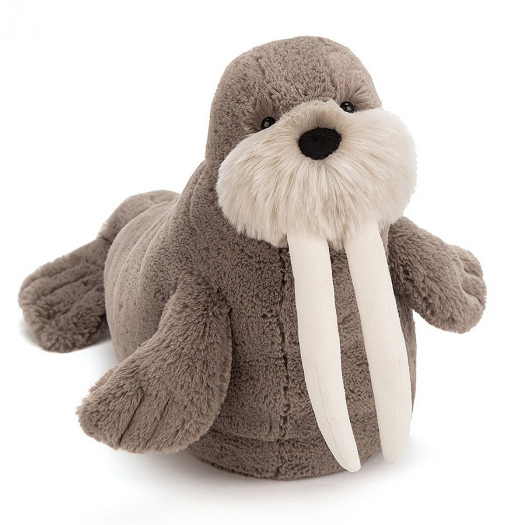 Игрушка мягконабивная &quot;Морж Willie Walrus&quot; 40 см Jellycat | Фото 1