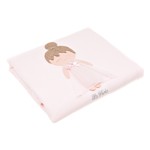 Розовое одеяло с аппликацией La Perla | Фото 1
