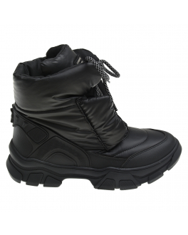 Черные мембранные сапоги со шнуровкой Jog Dog Черный, арт. 21011R ECOSPTEPCLYDER_BLACK | Фото 2