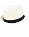 Белая шляпа с черной лентой Catya | Фото 2