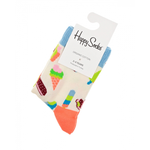 Носки с принтом &quot;мороженое&quot; Happy Socks | Фото 1