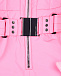 Розовый комбинезон с отделкой эко-мехом Poivre Blanc | Фото 3