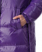 Стеганое двусторонне пальто, фиолетовое Yves Salomon | Фото 14