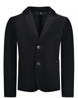 Черный вельветовый пиджак Emporio Armani Черный, арт. 6L4GJ7 4N6XZ 0920 | Фото 1