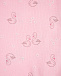 Розовое боди с принтом &quot;Лебеди&quot; Sanetta | Фото 3