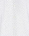 Белая рубашка с принтом в горошек Antony Morato | Фото 3