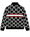 Черно-белая спортивная куртка Karl Lagerfeld kids | Фото 2