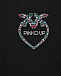 Свитшот с лого из стразов Pinko | Фото 3
