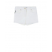 Белые шорты с аппликацией &quot;Ромашка&quot; Moschino | Фото 1