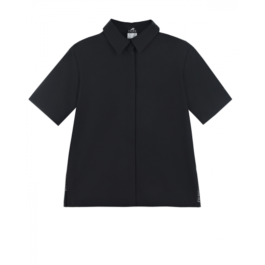 Черная рубашка с короткими рукавами Prairie | Фото 1
