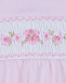 Розовый песочник с цветочной вышивкой Kissy Kissy | Фото 3