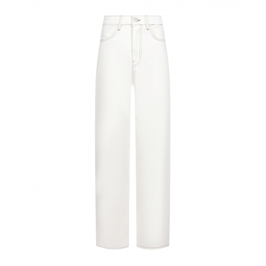 Белые прямые джинсы ROHE | Фото 1