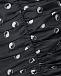 Черное платье с принтом &quot;Инь-Ян&quot; Les Coyotes de Paris | Фото 3