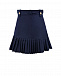 Синяя юбка с плиссировкой по подолу Aletta | Фото 2