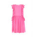 Розовое платье с оборками по бокам Aletta | Фото 1