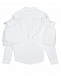 Белая блуза с рюшей по кругу MM6 Maison Margiela | Фото 2