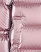 Розовое пальто-пуховик Moncler | Фото 4