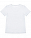 Белая футболка с контрастным принтом логотипа  | Фото 2