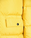 Желтая куртка с меховой отделкой Yves Salomon | Фото 5