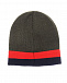 Шерстяная шапка с контрастной полосой Moncler | Фото 2