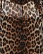 Шелковое платье с леопардовым принтом No. 21 | Фото 8