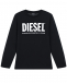 Черная толстовка с логотипом Diesel | Фото 1