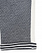 Серые брюки в елочку с белыми лампасами Emporio Armani | Фото 3