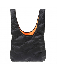 Черная стеганая сумка, 35x56 см