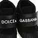 Черные пинетки-кеды Dolce&Gabbana | Фото 3