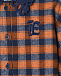 Рубашка в оранжево-синюю клетку Ermanno Scervino | Фото 4