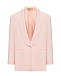 Костюм классический однобортный пиджак из вискозы, светло-розовый Stella McCartney | Фото 2