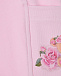 Спортивные брюки розового цвета Monnalisa | Фото 3
