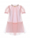Платье со стразами, розовая Dolce&Gabbana | Фото 1