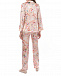 Шелковая пижама с цветочным принтом  | Фото 3