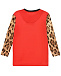 Красная толстовка с леопардовыми рукавами Dolce&Gabbana | Фото 2
