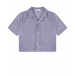 Фиолетовая рубашка с короткими рукавами Paade Mode | Фото 1